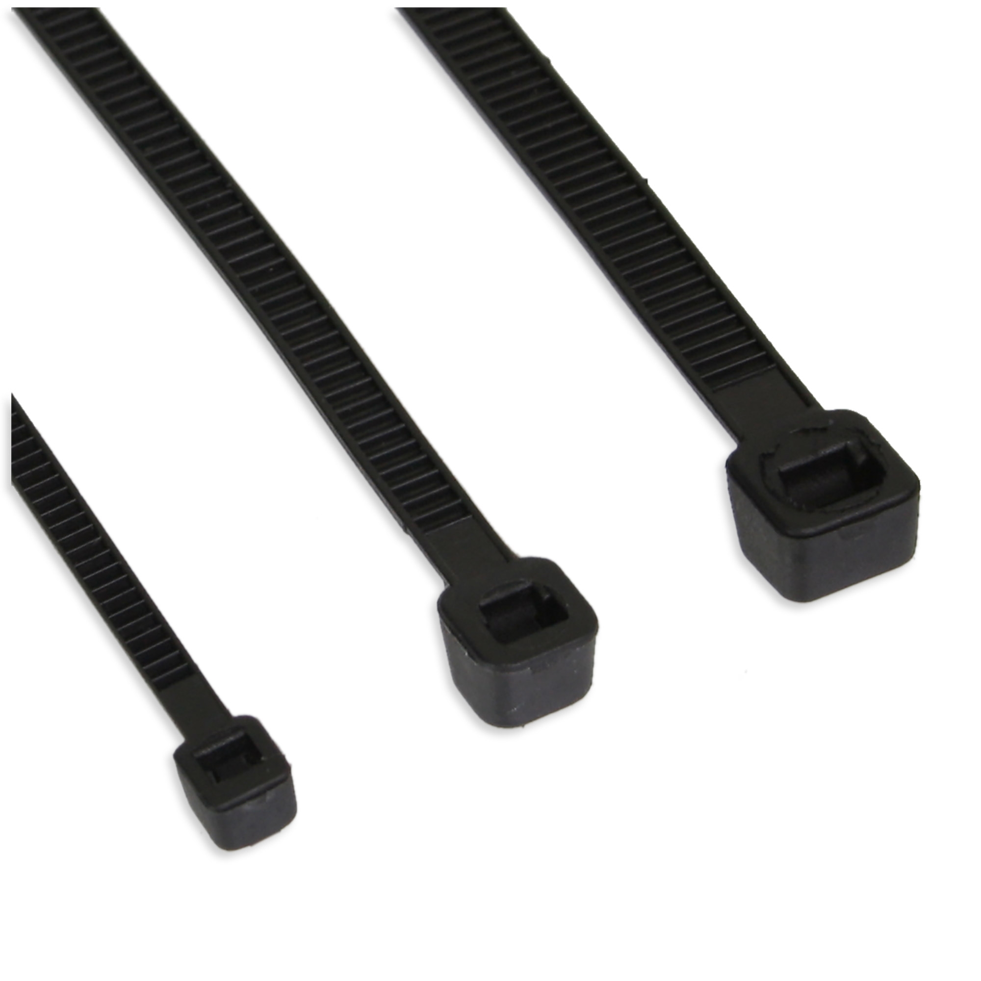 InLine® Kabelbinder, Länge 300mm, Breite 4,8mm, schwarz, 100 Stück, Kennzeichnung / Befestigung, Installation / Reinigung, Produkte