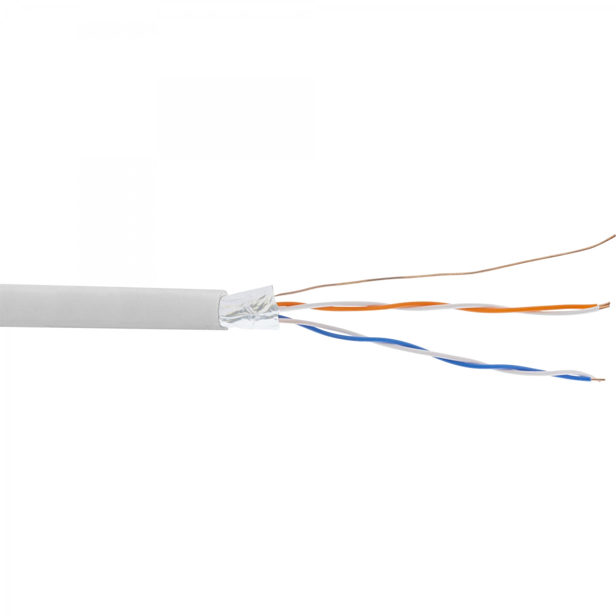 InLine® Telefon-Kabel 4-adrig, 2x2x0,6mm, zum Verlegen, 100m Rolle |Telefon   ISDN-Kabel | Kabel RohwareMeterware | Kabel | Produkte |  www.inline-info.com